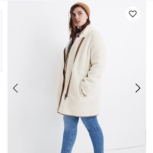 Madewell Sherpa Cocoon Coat
